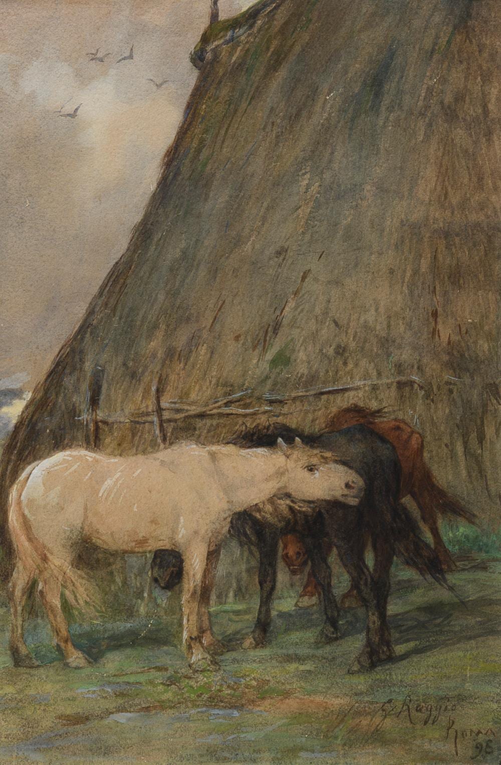 Giuseppe Raggio comparable auction result: watercolor by giuseppe raggio