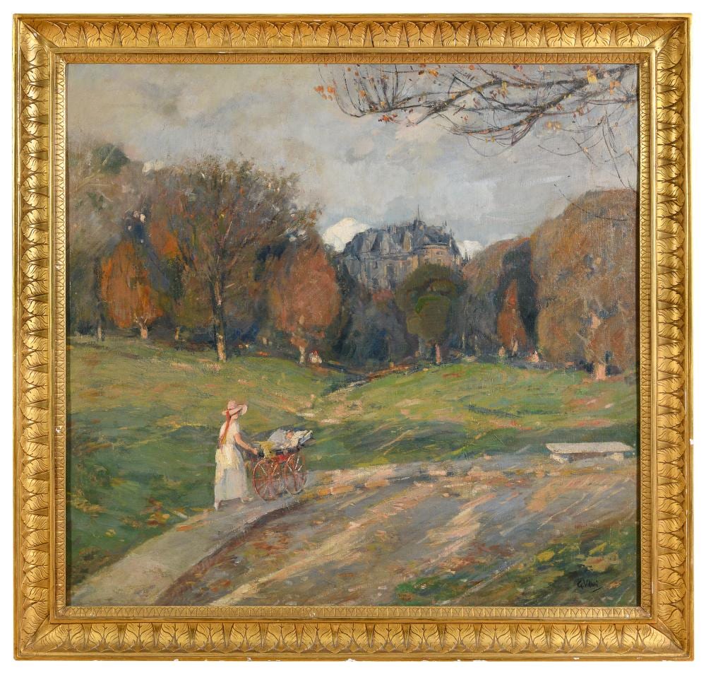 Gennaro Villani comparable auction result: oil painting by gennaro villani