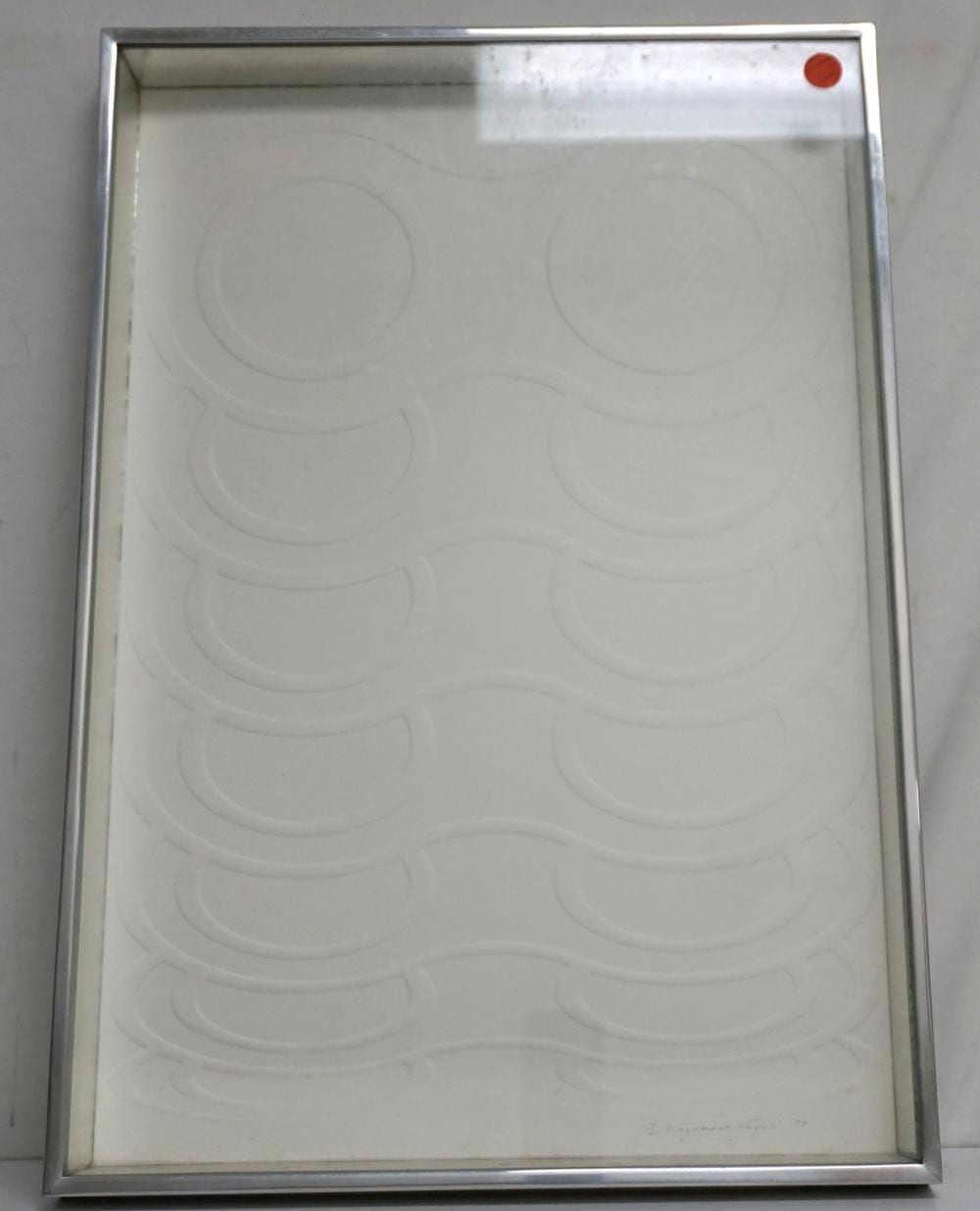 KAZUMASA NAGAI comparable auction result: kazumasa nagai 1970 abstract in white