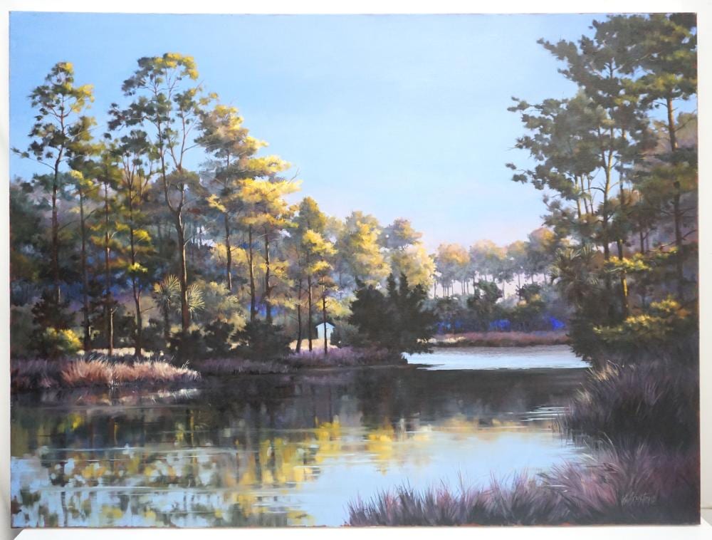 William (1822) Armstrong comparable auction result: william armstrong 1938 2020 original oil hunters pond