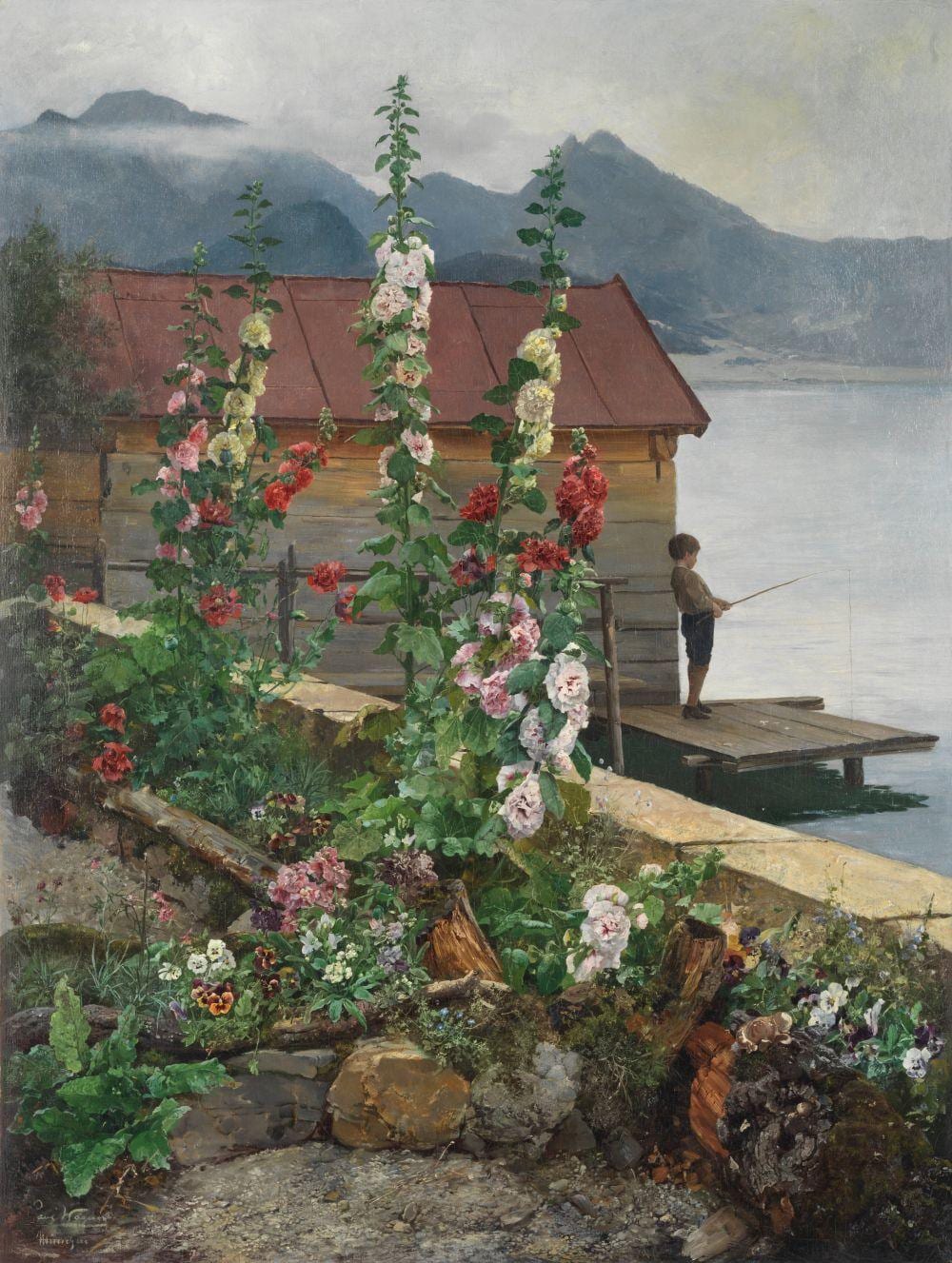 paul hermann wagner german 1852 1937 summer fishing unframed · Bonhams · 2022-07-06 Paul Hermann Wagner comparable auction result: paul hermann wagner german 1852 1937 summer fishing unframed
