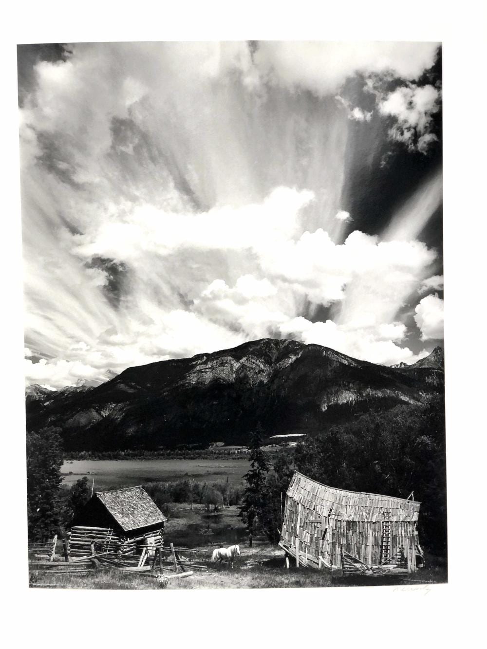 Bob Werling comparable auction result: bob werling thunderstorm gelatin silver print