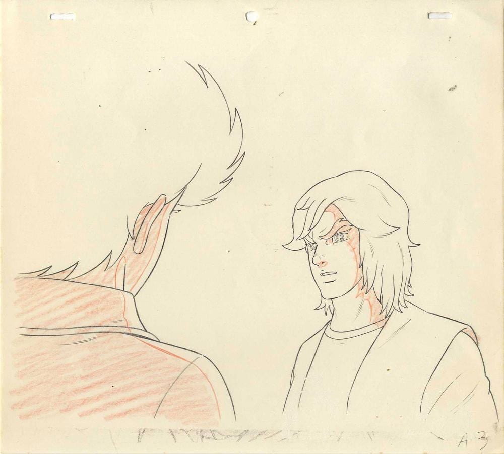 Go Nagai comparable auction result: go nagai shingo araki goldorak