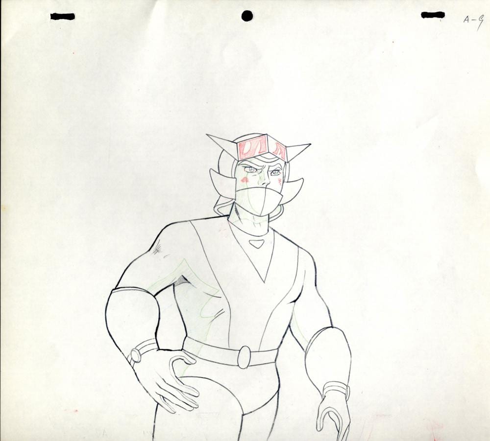 Go Nagai comparable auction result: go nagai shingo araki goldorak