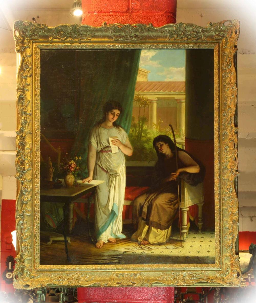 Nino Costa comparable auction result: giovanni costa italian oil on canvas