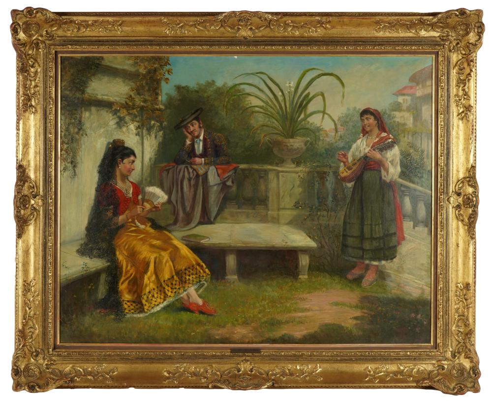 William Harris Weatherhead comparable auction result: william harris weatherhead 1843 1903 figures in a spanish garden