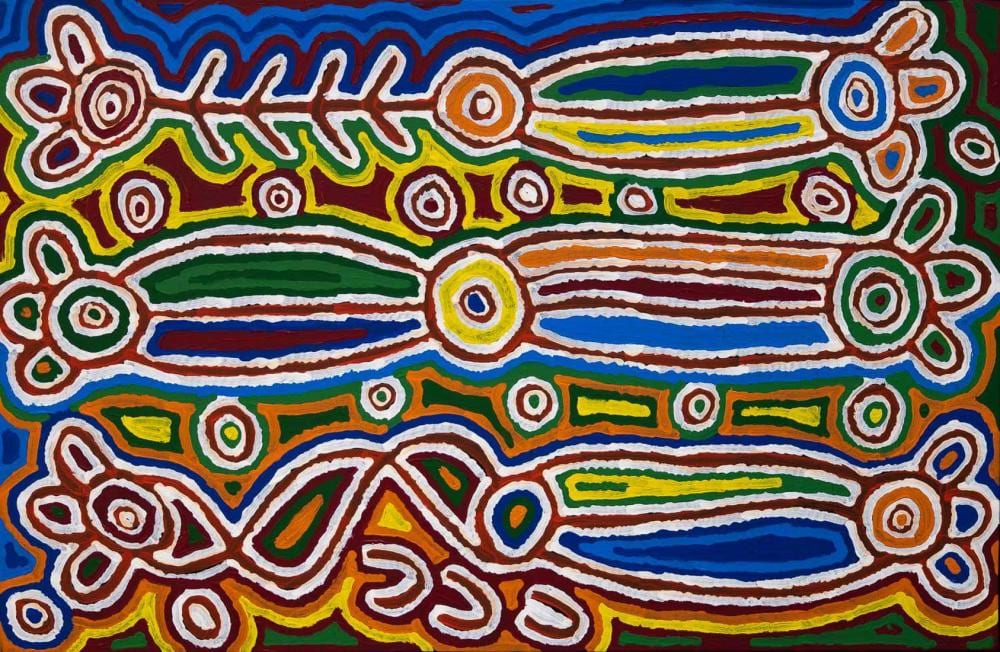 Angela Robertson Nangala comparable auction result: angela robertson nangala mina mina