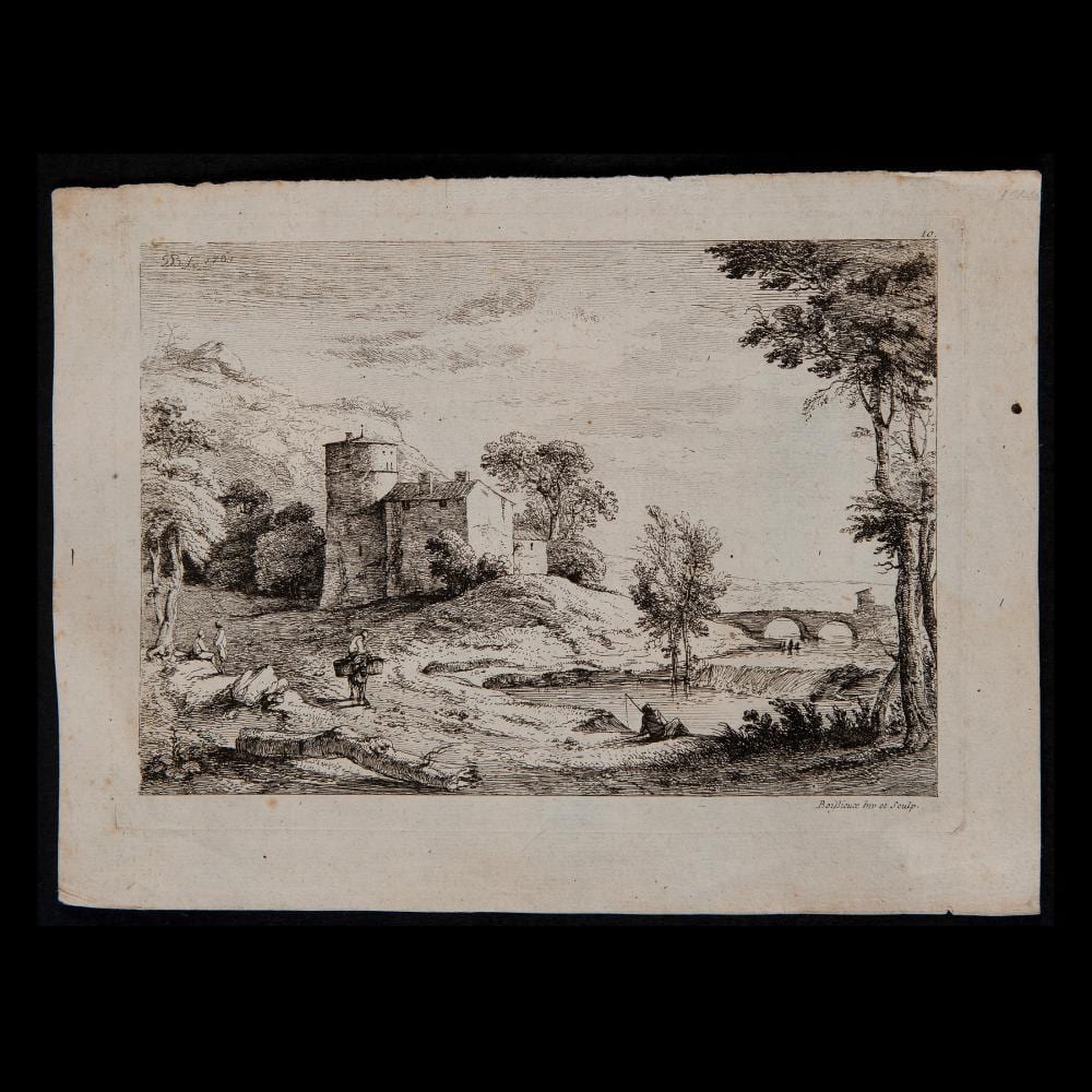 Jean-Jacques de Boissieu comparable auction result: jean jacques de boissieu lyon 1736 1810 landscape france 1763