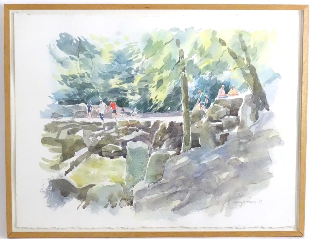 Albany Wiseman comparable auction result: albany wiseman 1930 2021 watercolour virginia