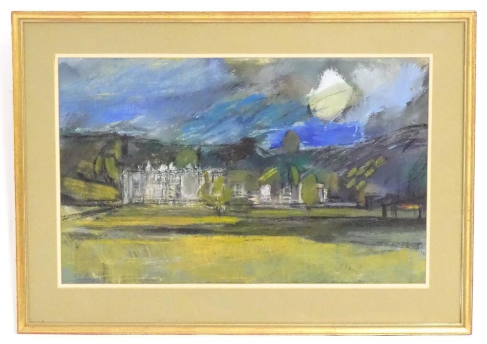 Timothy Gibbs comparable auction result: timothy gibbs b 1923 oil on paper longleat s
