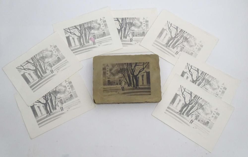 Albany Wiseman comparable auction result: albany wiseman 1930 2021 lithographic stone pri