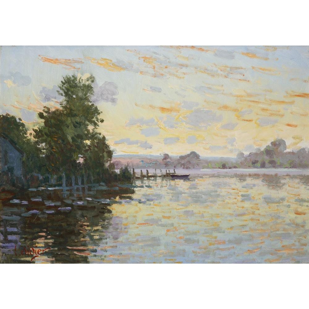 Luc Didier comparable auction result: luc didier n en 1954 paysage lacustre