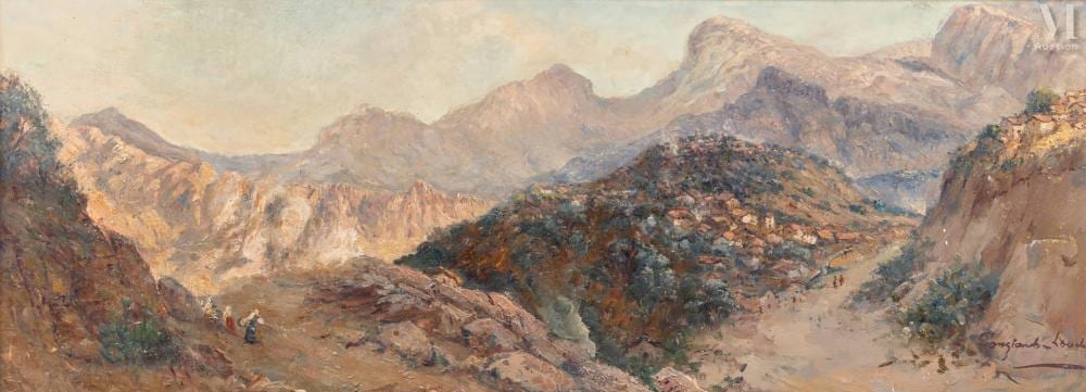 constant louche alger1880 grenoble 1965 paysage · Millon & Associes · 2022-07-05 Constant Louche comparable auction result: constant louche alger1880 grenoble 1965 paysage