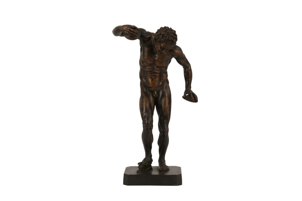 Sabatino DeAngelis comparable auction result: sabatino de angelis italian 1838 a bronze of a dancing faun 1906
