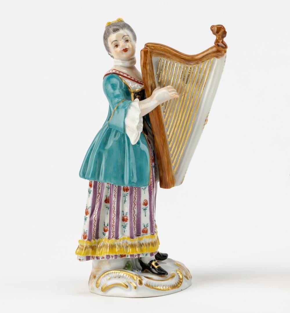 Friedrich Elias (1723) Meyer comparable auction result: harfenspielerin