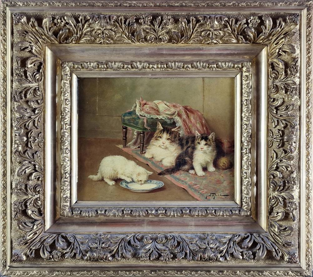Jules Gustave Leroy comparable auction result: jules gustave leroy 1856 1921 les chatons
