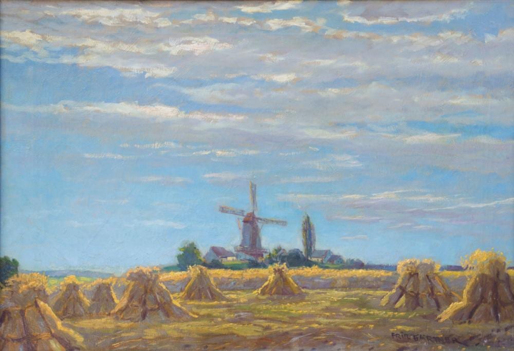 Fritz Gärtner comparable auction result: fritz g rtner 1882 1958 erntesegen harvest blessing anfang 20 jh