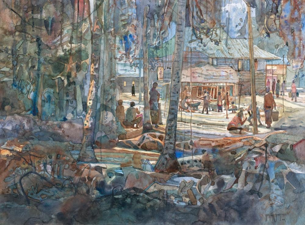 maamor jantan b kedah 1961 untitled 2004 · Henry Butcher Art Auctioneers · 2022-07-17 Maamor Jantan comparable auction result: maamor jantan b kedah 1961 untitled 2004