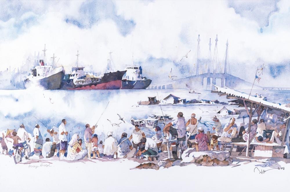 alex leong b penang 1969 penang bridge 2008 · Henry Butcher Art Auctioneers · 2022-07-17 Alex Leong comparable auction result: alex leong b penang 1969 penang bridge 2008