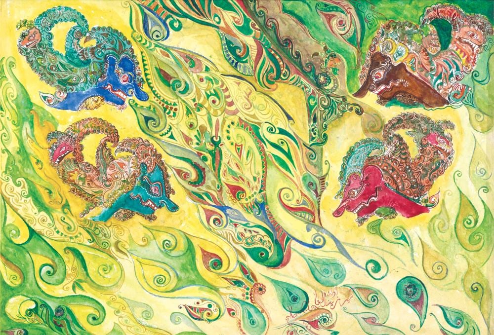 Nik Zainal Abidin comparable auction result: nik zainal abidin b kelantan 1933 1993 untitled 1963