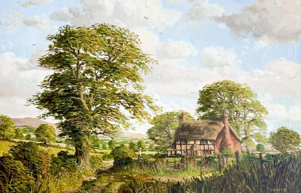 Richard Wood comparable auction result: richard wood cottage and cedar tree