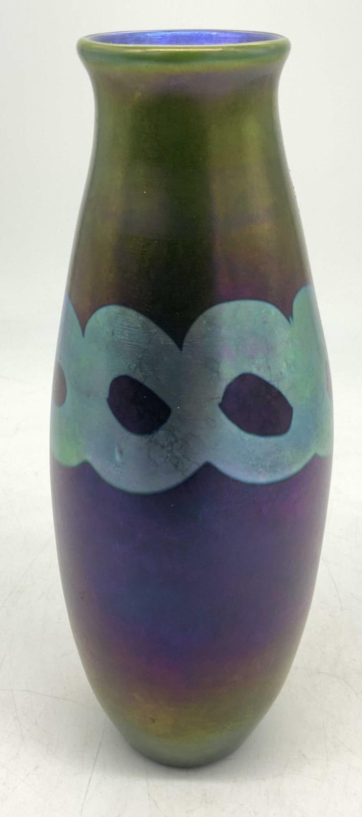 James Lundberg comparable auction result: james lundberg signed vtg art glass vase