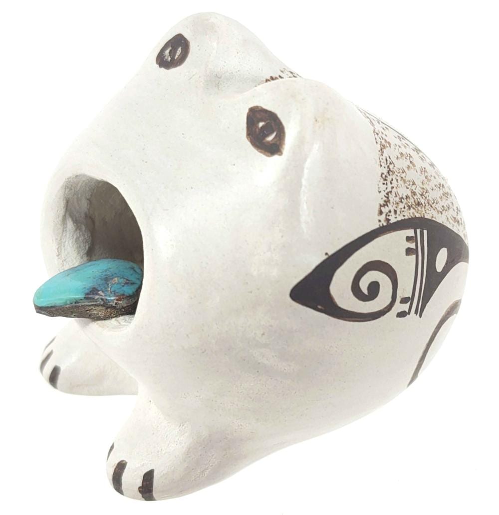 Marianne Navasie comparable auction result: marianne navasie 1951 2007 clay frog effigy
