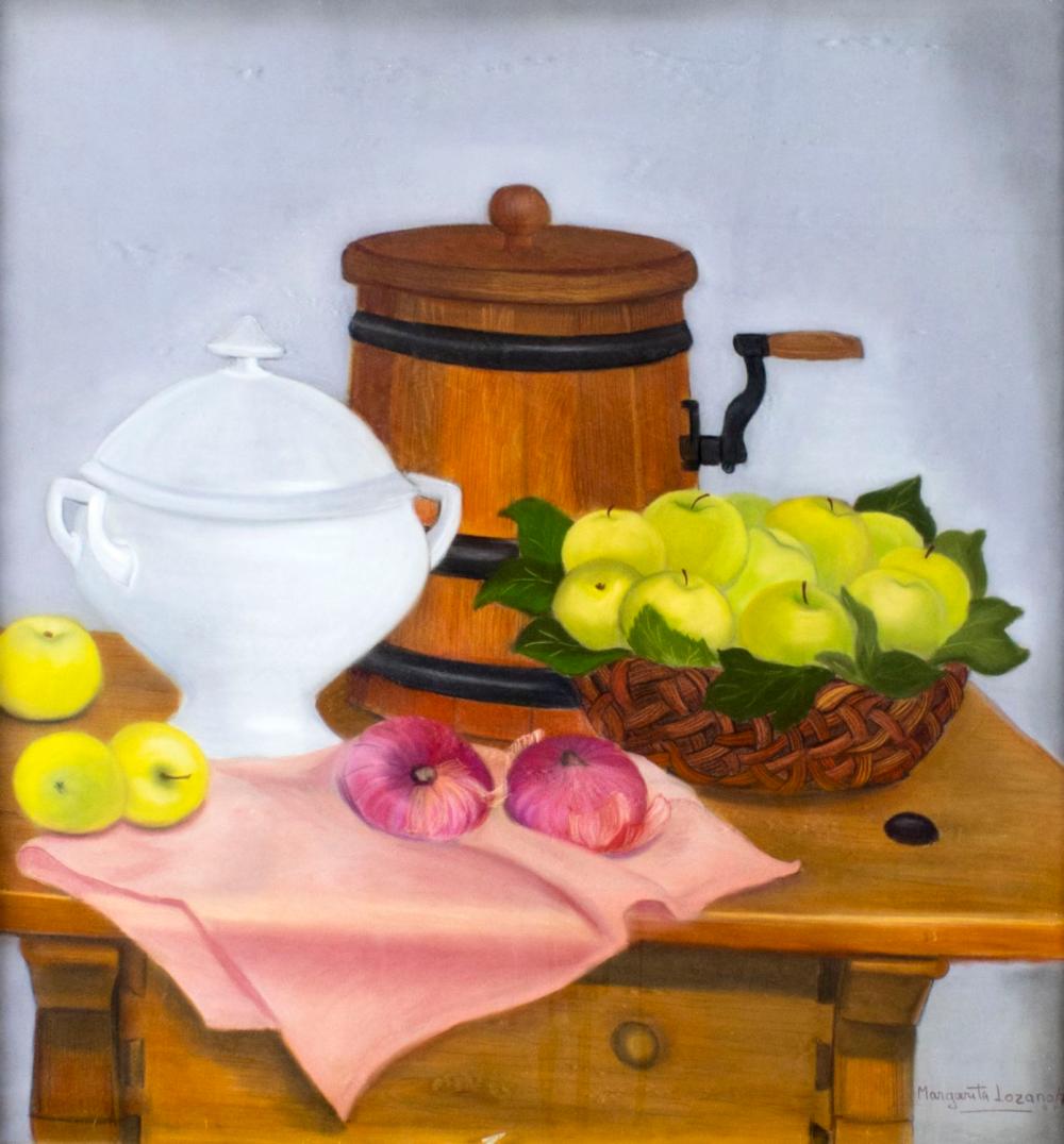 Margarita Lozano comparable auction result: margarita lozano columbia 1936 pastel painting