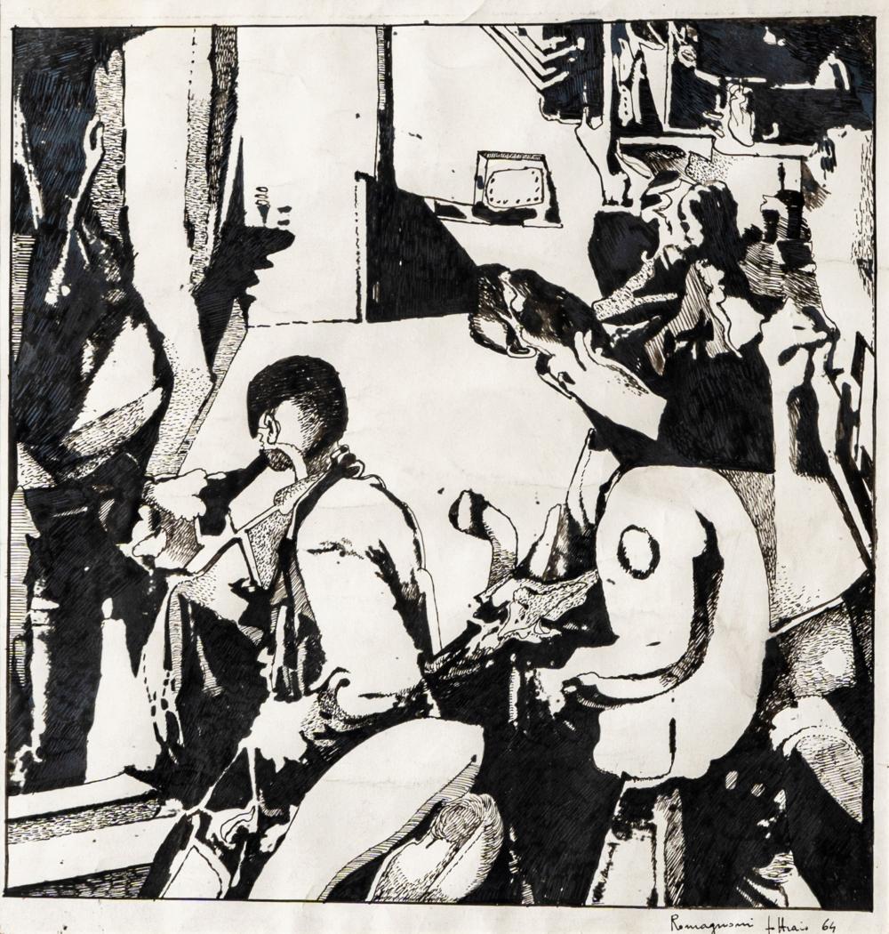 Bepi Romagnoni comparable auction result: bepi romagnoni untitled