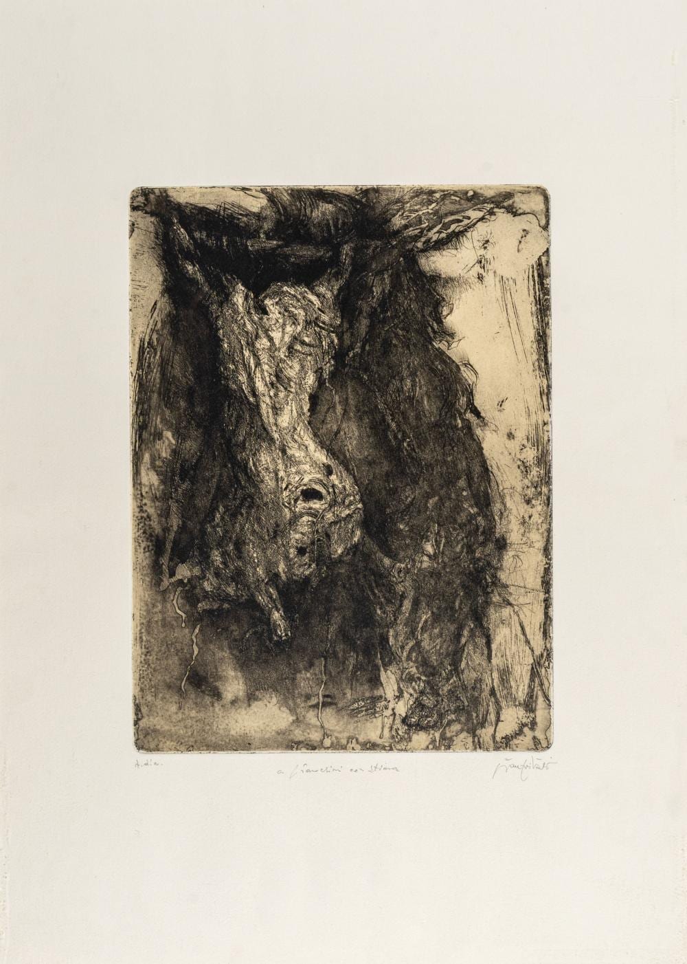 Giancarlo Vitali comparable auction result: giancarlo vitali toro squartato