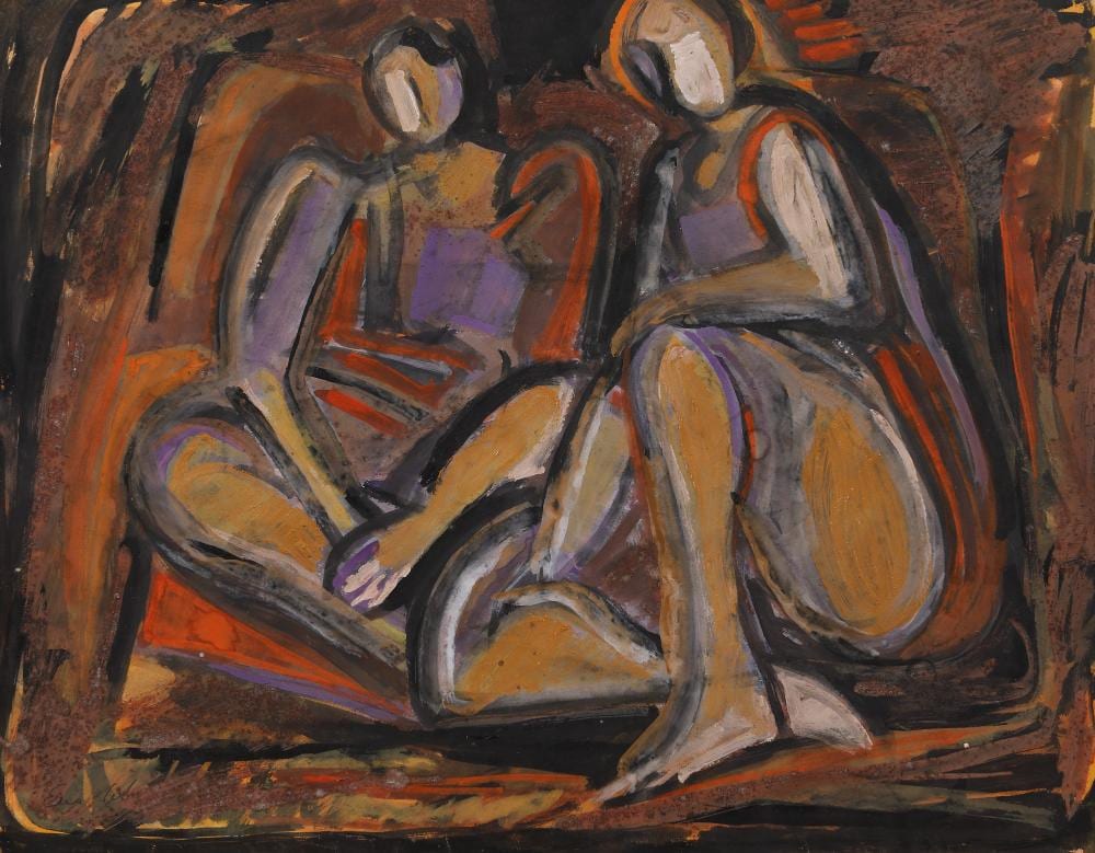 eva cerbu two friends · A10 by Artmark · 2022-07-14 Eva Cerbu comparable auction result: eva cerbu two friends