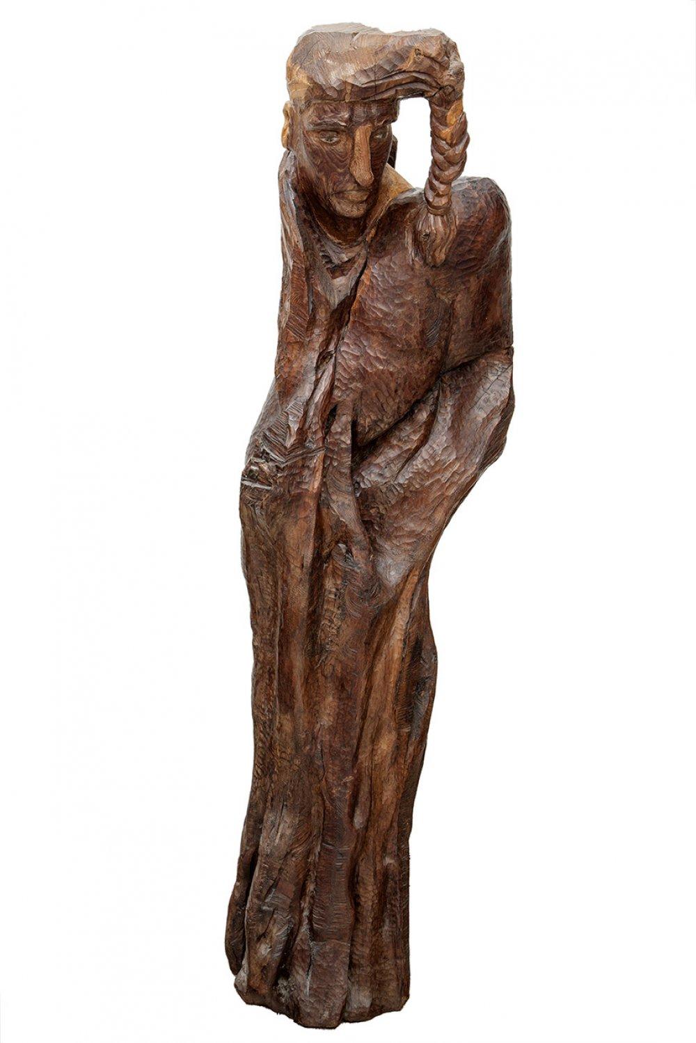 Francisco Leiro comparable auction result: francisco leiro lois cambados pontevedra 1957 no title wood sculpture provenance galer a puchol valencia