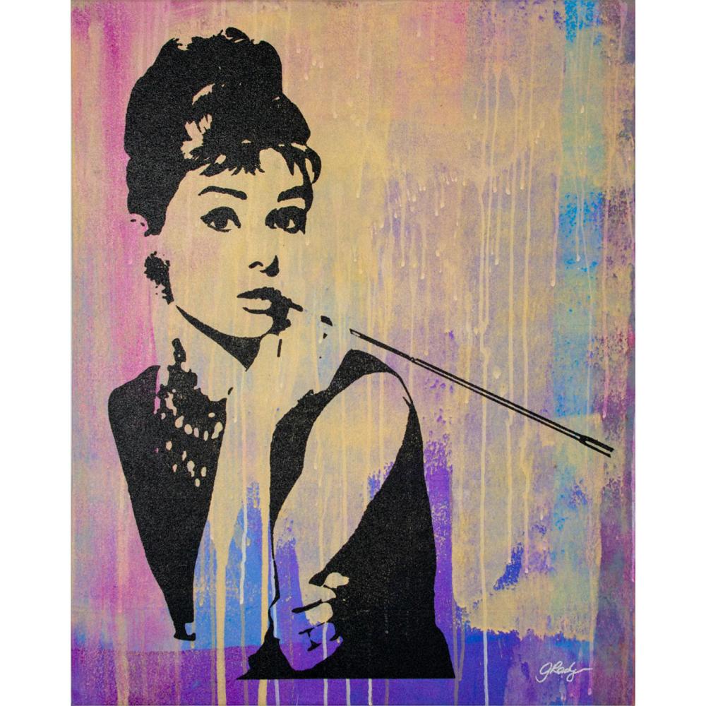 Gail Rodgers comparable auction result: gail rodgers american signed acrylic and silkscreen