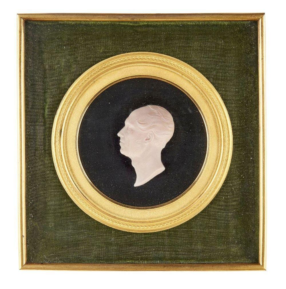 Edward William Wyon comparable auction result: edward william wyon british 1811 1855 a wax por