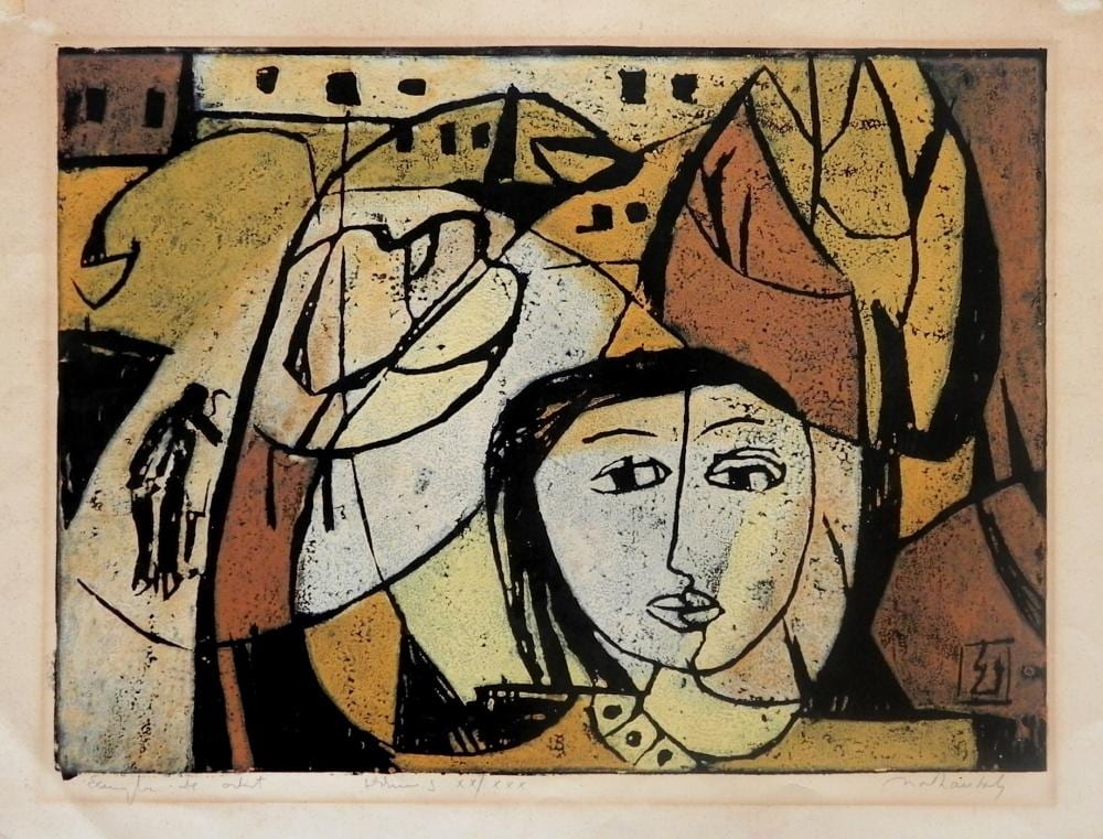 lipa natanson israeli b 1935 · Yair Art Gallery · 2022-07-09 Lipa Natanson comparable auction result: lipa natanson israeli b 1935