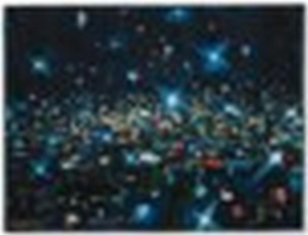 Tomory Dodge comparable auction result: tomory dodge b 1974 lights oil on canvas 12 x 16 in 30 5 x 40 6 cm