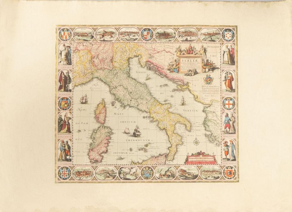 joannes janssonius arnhem 1588 1664 tabula italiae stampa antica cm 57x80 reca anno 1628 · Art International Auction House · 2022-07-15 Joannes Janssonius comparable auction result: joannes janssonius arnhem 1588 1664 tabula italiae stampa antica cm 57x80 reca anno 1628
