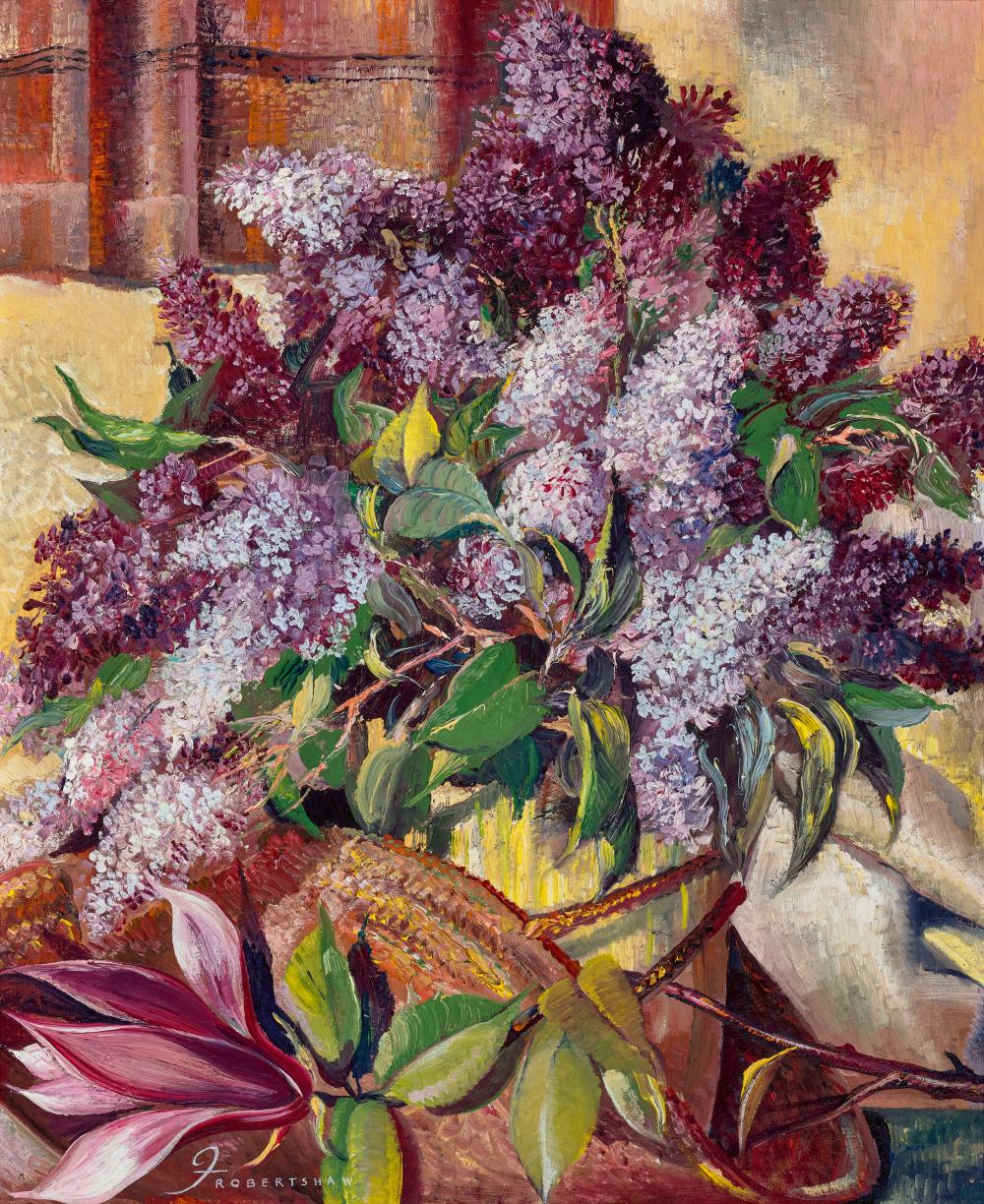 freda robertshaw purple still life c 1940 · Deutscher and Hackett · 2022-07-27 Freda Robertshaw comparable auction result: freda robertshaw purple still life c 1940