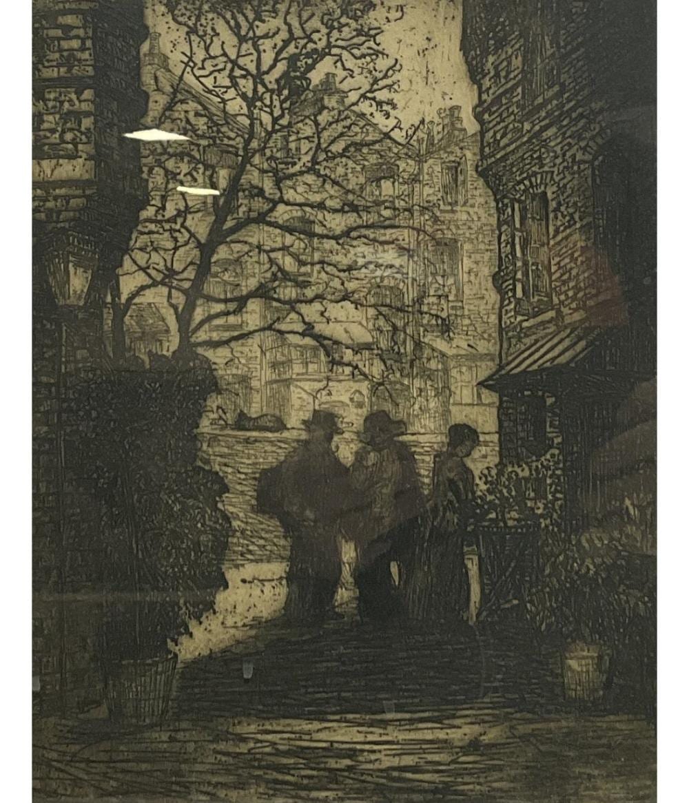 Thomas Raphael Congdon comparable auction result: thomas raphael congdon etching on paper