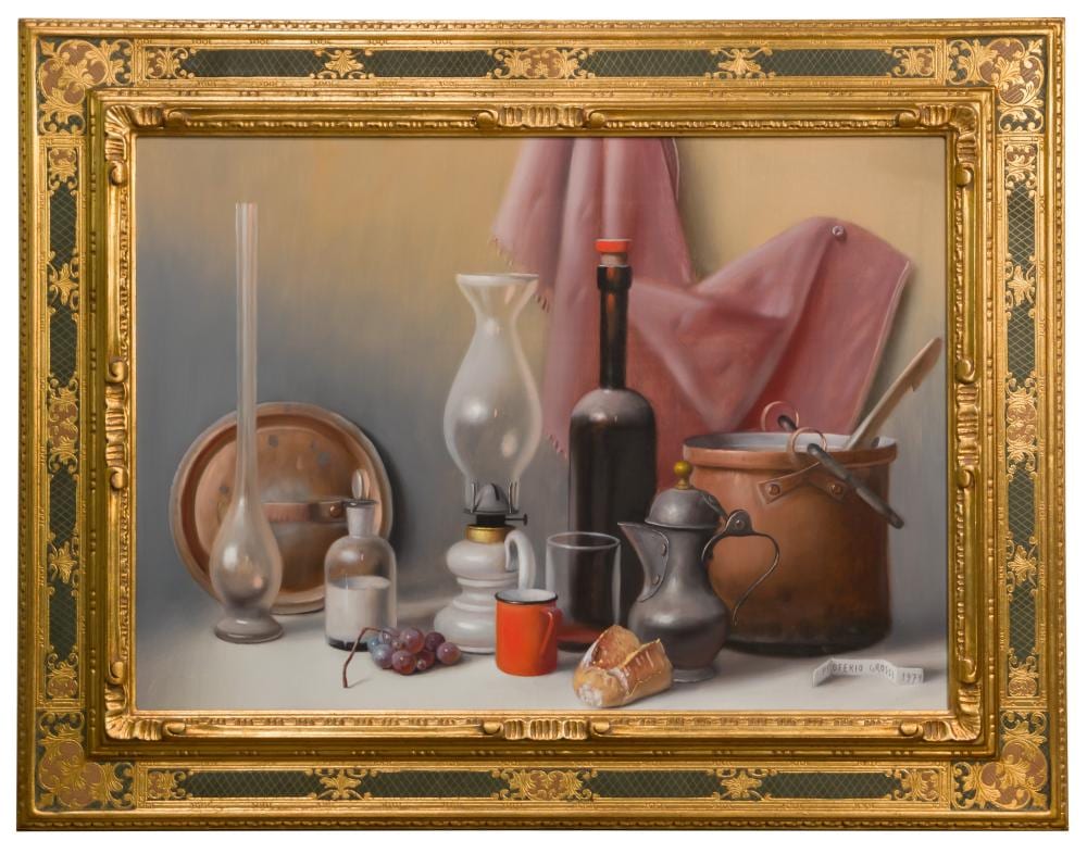 Proferio Grossi comparable auction result: proferio grossi italian 1923 2000 oil on masonite