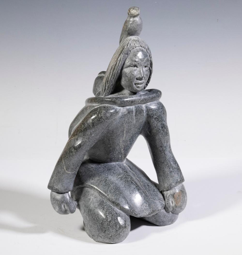 kiawak ashoona cape dorset inuk · Thomaston Place Auction Galleries · 2022-07-29 Kiugak Ashoona comparable auction result: kiawak ashoona cape dorset inuk