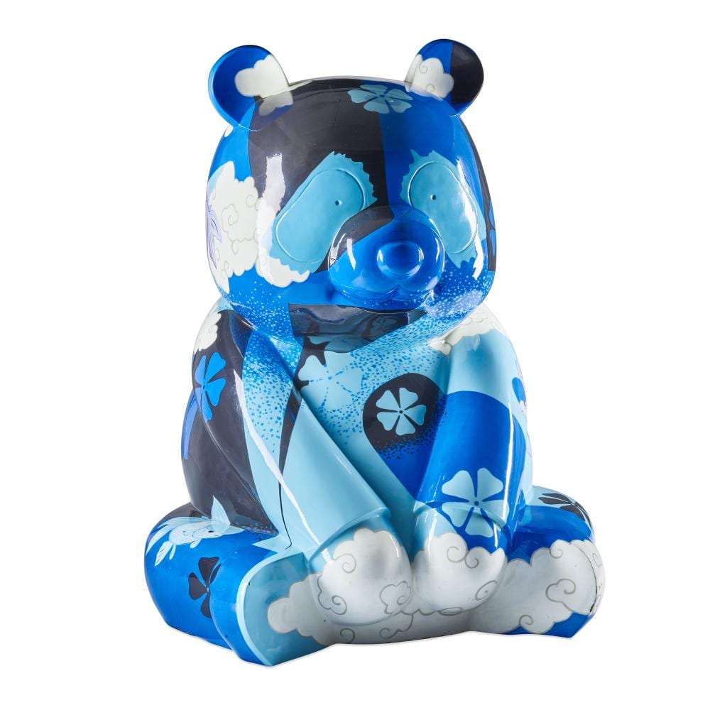 Hiro Ando comparable auction result: hiro ando born 1973 pandasancirca 2011cast bronze hand painted and varnished height 43in 109 2cm width 32in 81 3cm depth 32in 81 3cm