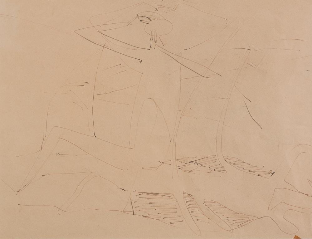 ink nude by marcello mascherini · Casa d'Aste Babuino · 2022-07-22 Marcello Mascherini comparable auction result: ink nude by marcello mascherini