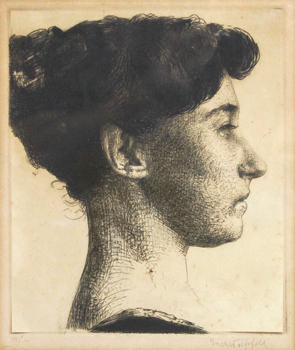 erich wolfsfeld german 1884 1956 woman etching · Pasarel · 2022-07-27 Erich Wolfsfeld comparable auction result: erich wolfsfeld german 1884 1956 woman etching