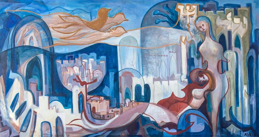 david rakia 1928 2013 women in jerusalem oil on canvas huge · Pasarel · 2022-07-27 David Rakia comparable auction result: david rakia 1928 2013 women in jerusalem oil on canvas huge