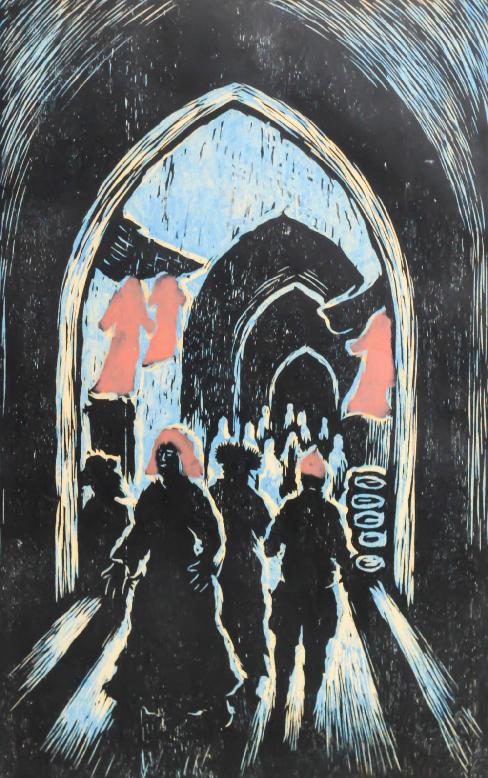 Yehuda Wallersteiner comparable auction result: yehuda wallersteiner 1915 2004 colored woodcut