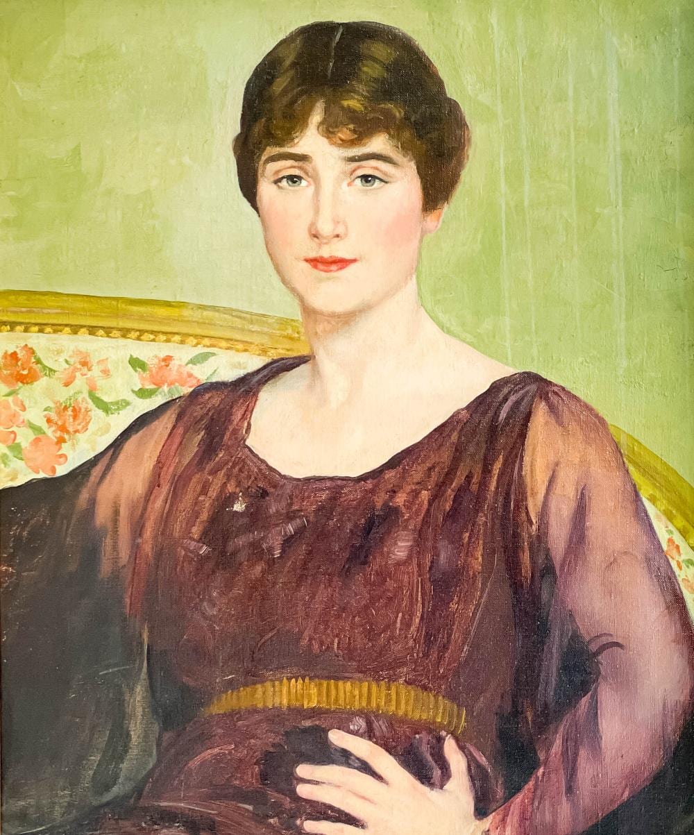 Henry Caro-Delvaille comparable auction result: henry caro delvaille attributed portrait of a lady