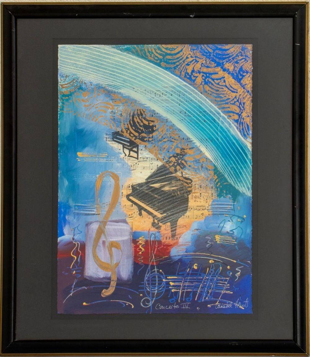 Annabel Hewitt comparable auction result: annabel hewitt concerto iv mixed media