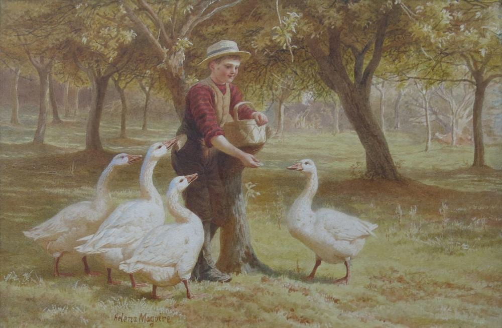 Helena J. Maguire comparable auction result: helena j maguire british 1860 1909