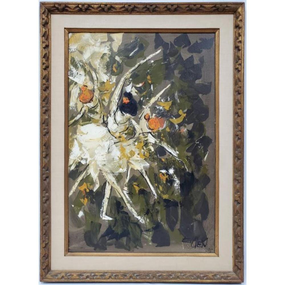 Etta Benjamin Cien comparable auction result: etta benjamin cien ballerina dancers